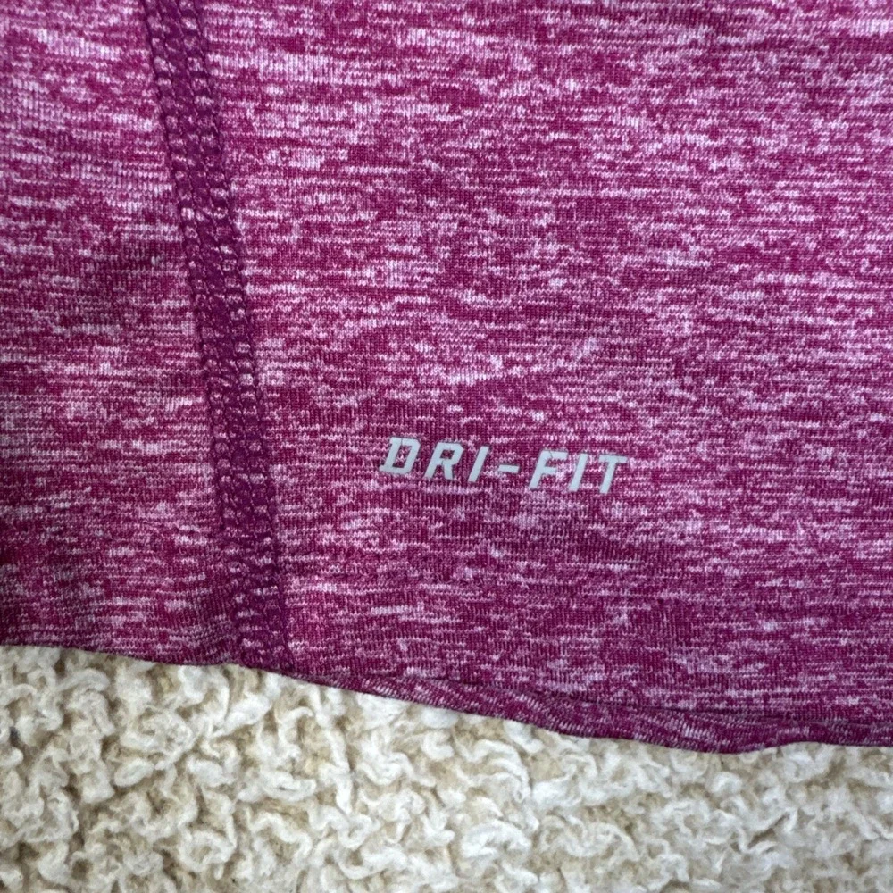 Nike Element 1/2 Zip Pink Heather L/S Running Athletic Top (481320) Small